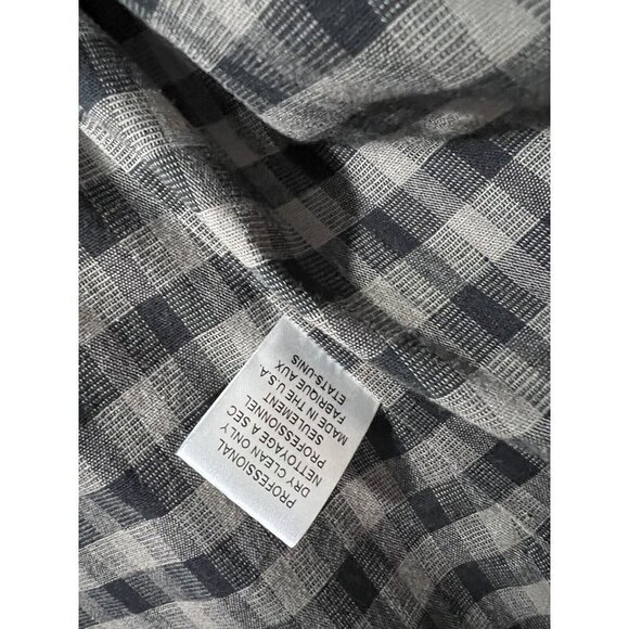 Alice + Olivia Ruffle Ponte Knit Lined V-Neck Open Vest Cardigan Pockets SZ M - Picture 5 of 10